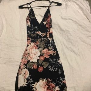 Windsor black lace up party dress